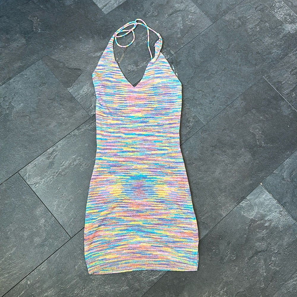 REHAB LAB - KNIT DRESS RAINBOW